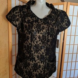 Coldwater Creek, NEW, lace jacket, 14.